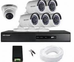 HikVision Full HD 2MP 4 CCTV Camera Package and Channels